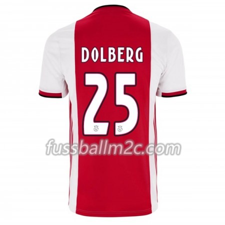 Fußballtrikots Ajax Amsterdam Kasper Dolberg 25 Heim Trikotsatz 2019-2020 Fußballtrikots Ajax Amsterdam Kasper Dolberg 25 Heim Trikotsatz 2019-2020